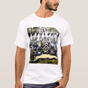 Ainu People of Northern Japan Vintage Vilage Life T-Shirt