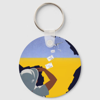 Air Afrique: L'Afrique Francaise Keychain