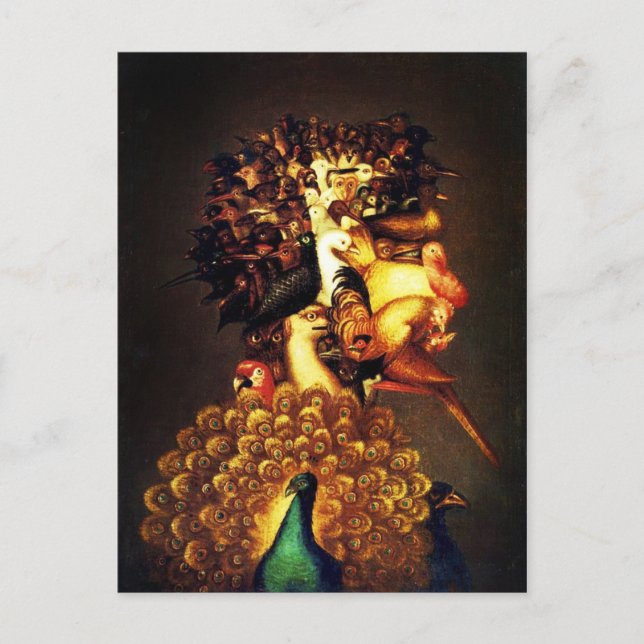 Air - Arcimboldo's bizarre head profile Postcard (Front)