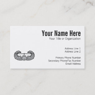 Air Assault Badge Business Card