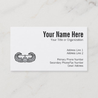 Air Assault Badge Business Card