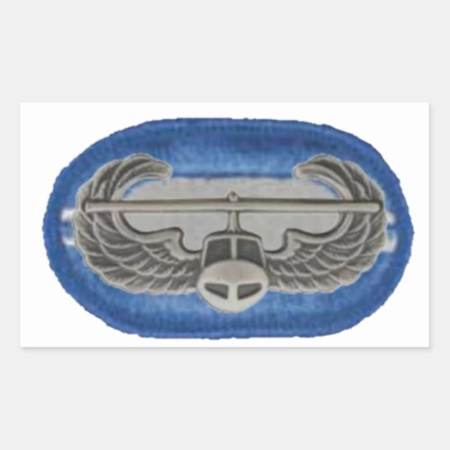 AIR ASSAULT BADGE ON 2502ND OVAL STICKERS