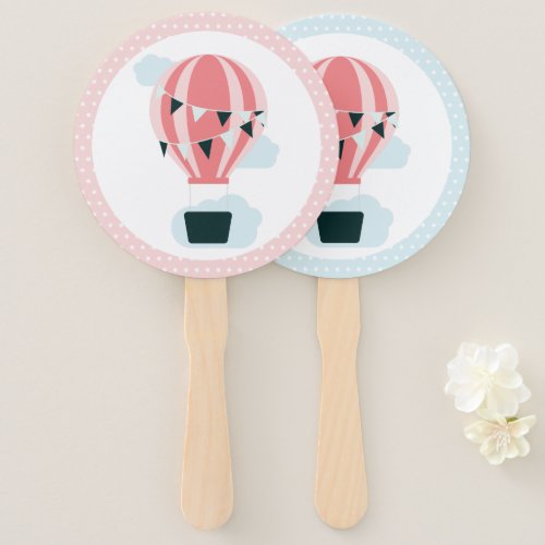 Air balloon hand fan