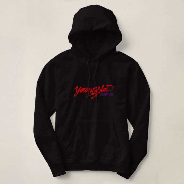 Air Balloon Heartbeat Cool Hot Air Balloonist Funn Hoodie (Design Front)
