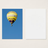Air-balloon in blue sky (Front & Back)
