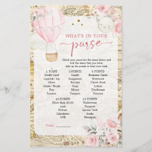 Air Balloon Isn't she Onerderful Baby Purse Game