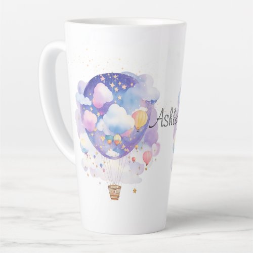 Air balloon nursery mug  Air balloon theme gifts Latte Mug