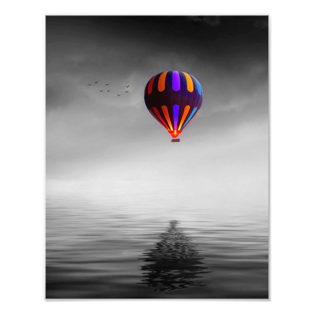 Air Balloon Portrait Photo Print (Front)
