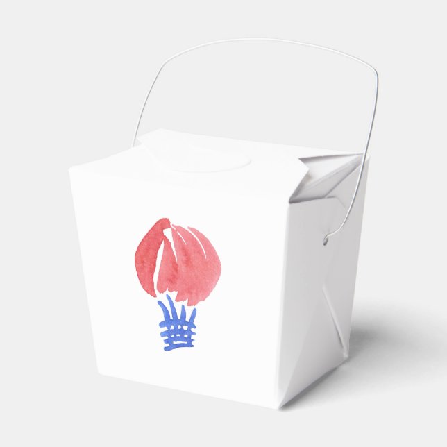 Air Balloon Take Out Favor Box (Front Side)