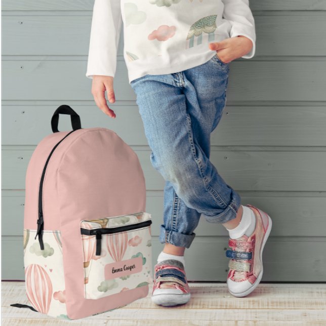 Air Balloons Adventure Kids' Printed Backpack (Creator Uploaded)