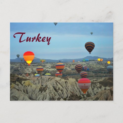 Air Balloons of Turkey Postcard