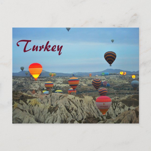 Air Balloons of Turkey Postcard (Front)