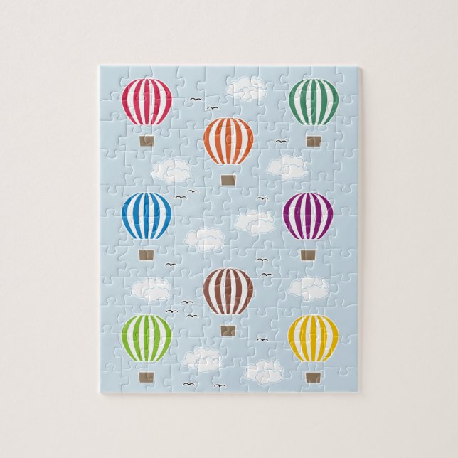 Air Balloons Pattern Jigsaw Puzzle (Vertical)