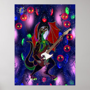Air Bass Dragon. Poster