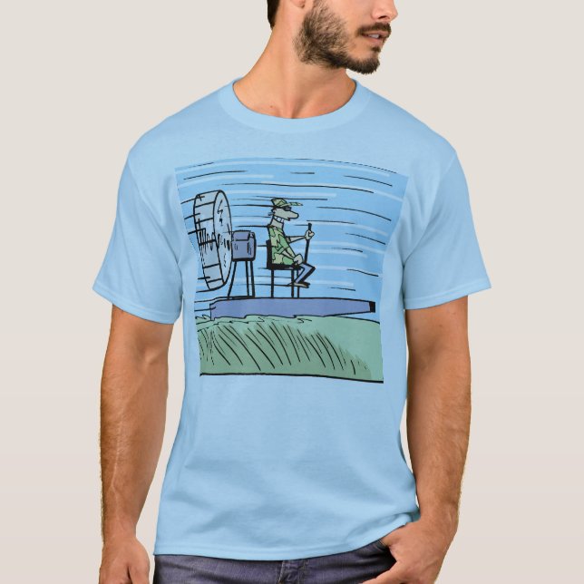 Air Boat Cartoon Shirt (Front)