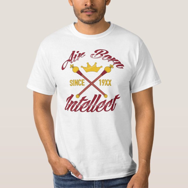 AIR BORN INTELLECT - SINCE 19XX T-Shirt (Front)