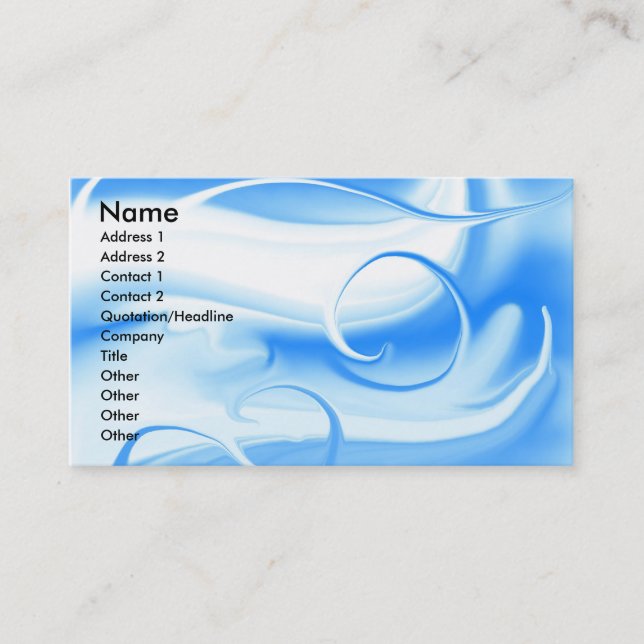 Air business card (Front)