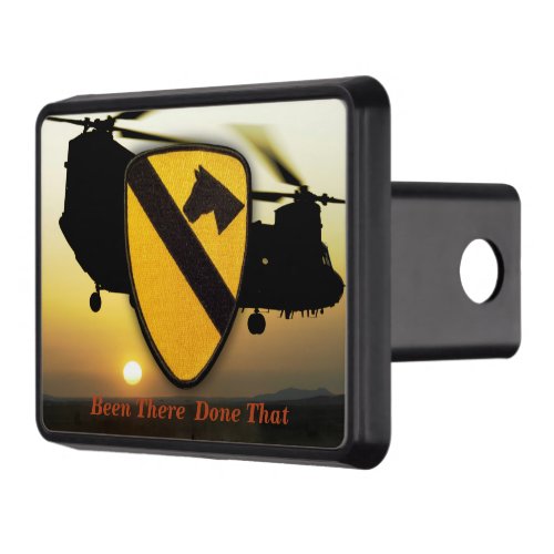 Air cav cavalry 1st 7th fort hood veterans vets trailer hitch cover