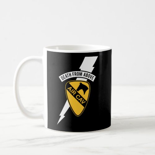 Air Cavalry Helicopter Badge 1St Cav Div Death Fro Coffee Mug