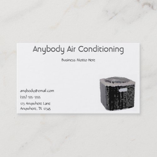 Air Conditioner Business Card