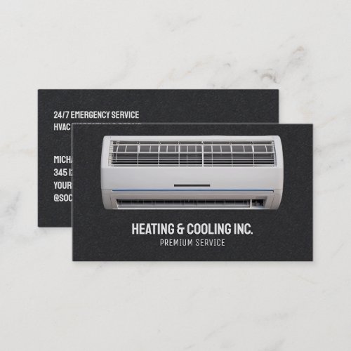 ️ Air Conditioning Custom QR Business Card