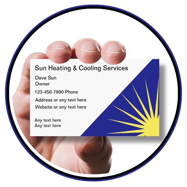 Air Conditioning Repair Business Cards (Creator Uploaded)