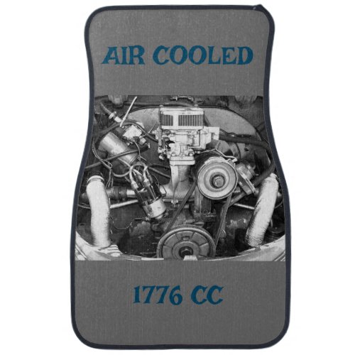 air cooled air cooled engine vintage motor gas eng car floor mat