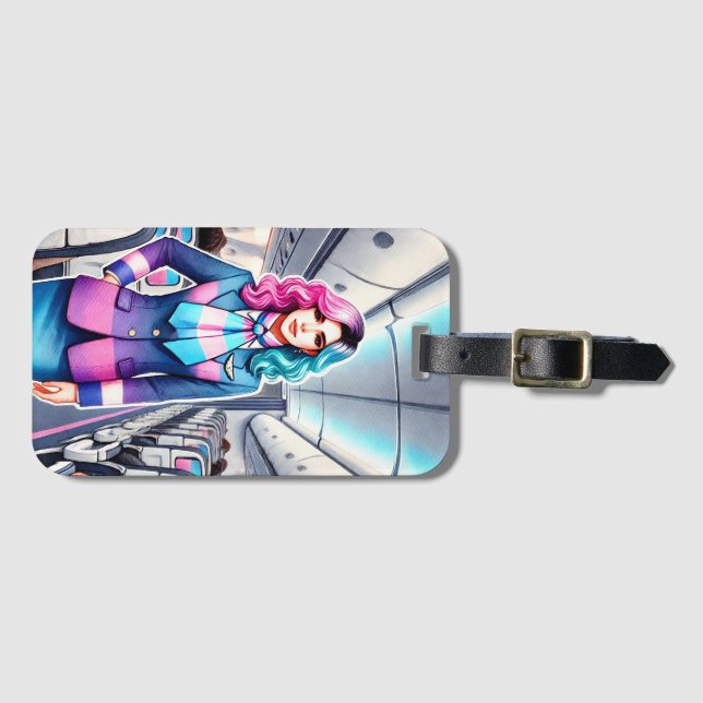 Air crew #1 luggage tag (Front Horizontal)