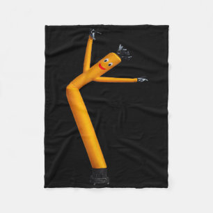 Air Dancer Fun Dancing Gift Wacky Inflatable Wavin Fleece Blanket