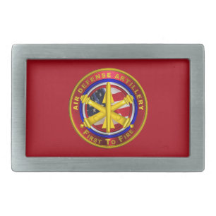 Air Defense Artillery ADA Belt Buckle