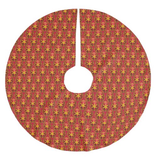 Air Defense Artillery ADA Brushed Polyester Tree Skirt