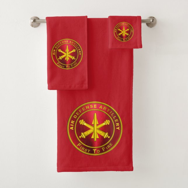 Air Defense Artillery  Bath Towel Set (Insitu)