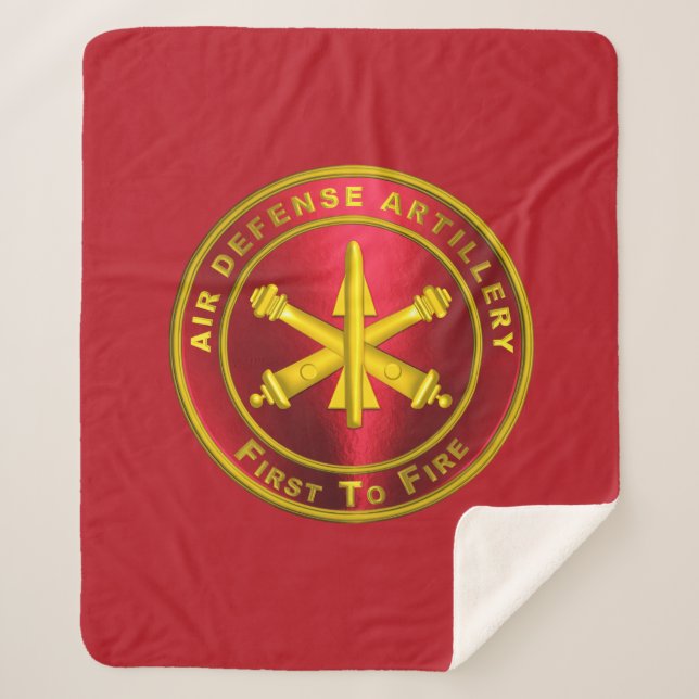 Air Defense Artillery  Sherpa Blanket (Front)