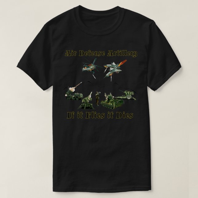 Air Defense Artillery T-Shirt (Design Front)