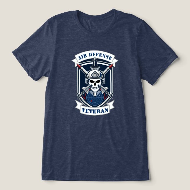 Air Defense Veteran Tri-Blend Shirt (Design Front)