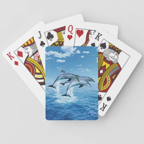 Air Dolphin Playing Cards