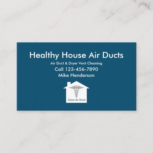 Air Duct Cleaning Business Cards