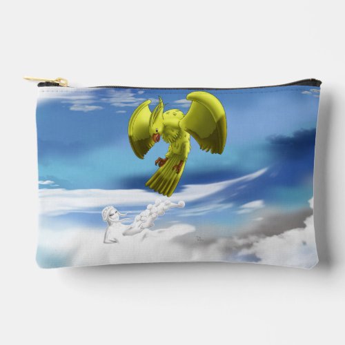 Air Element Bird Blue Sky Accessory Pouch