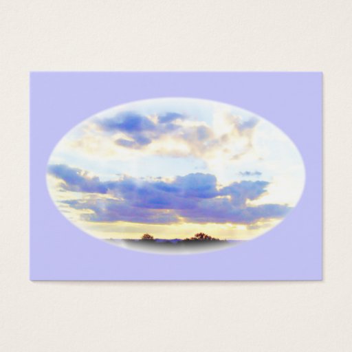 Customizable AIR Element Skyscape ATC Business Card Templates