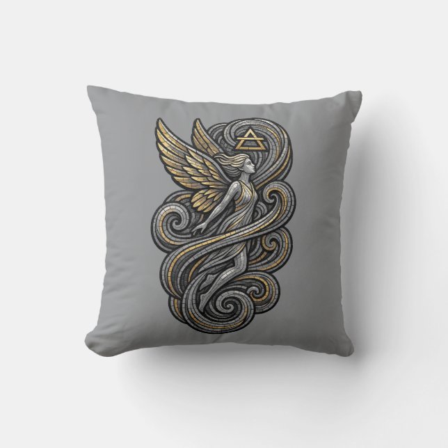 Air Element Throw Pillow (Front)