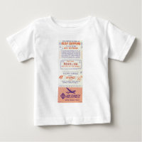 Air Express by Railway Express Gets There First Baby T-Shirt