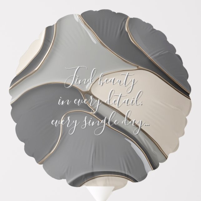 Air-filled balloon in stylish graphic (Front)