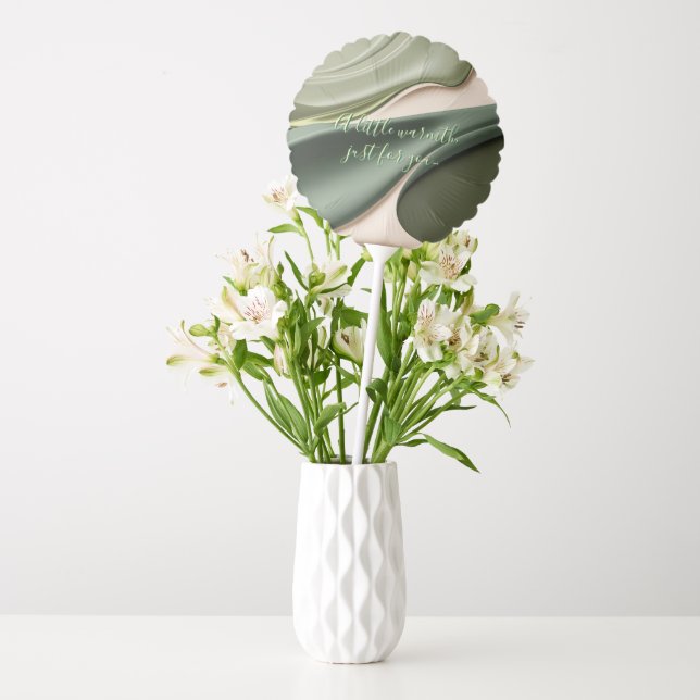 Air-filled balloon in stylish graphic (Vase)