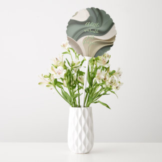 Air-filled balloon in stylish graphic