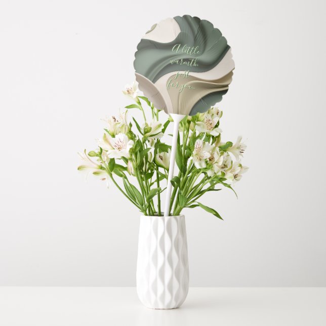 Air-filled balloon in stylish graphic (Vase)