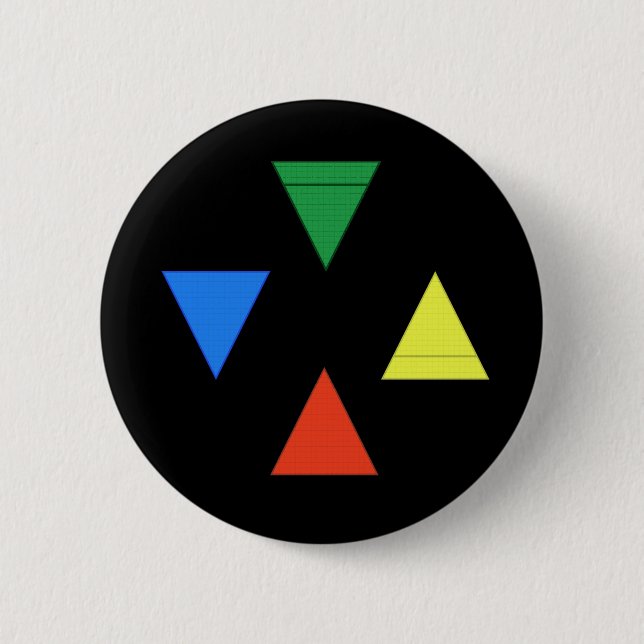 Air Fire Water Earth Button (Front)