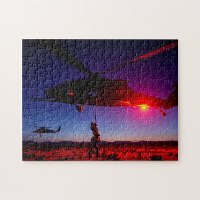 Air Force 24th Special Tactics Squadron Fort Bragg Jigsaw Puzzle (Horizontal)