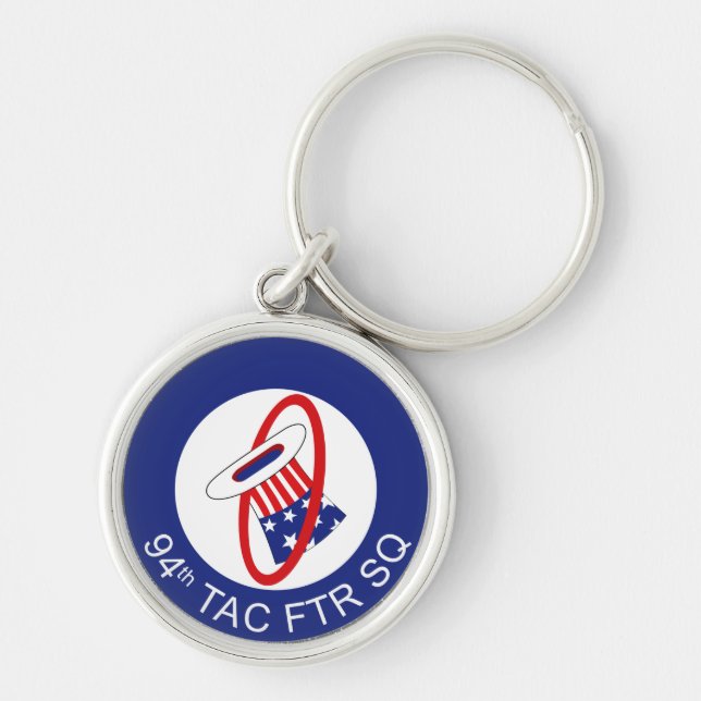 Air Force 94th Tactical Fighter Squadron Keychain (Front)