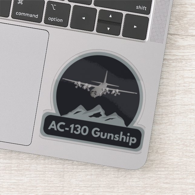 Air Force AC-130 Gunship Sticker (Detail)