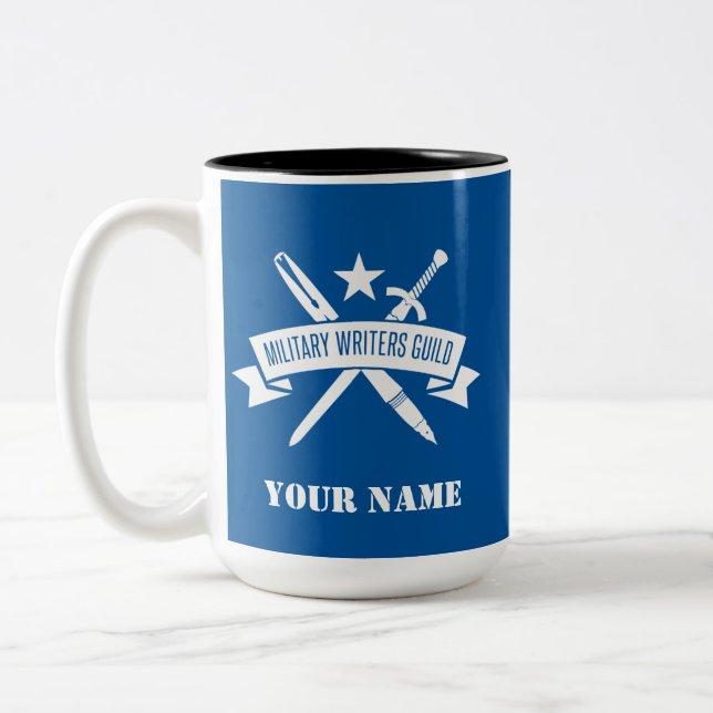 Air Force Academy Blue 15 oz. custom MWG mug (Left)